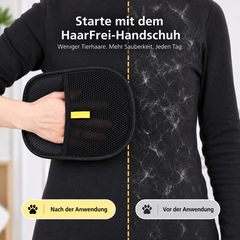 HaarFrei Pflegehandschuh – Sanfte Fellmassage & Tierhaare sammeln